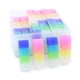 thumbnail image 2 of sweethay Gomas de borrar Rainbow Jelly Cute Office School Papelería Arte translúcido Toallita Lápiz Escritura Borrador Coleccionables para estudiantes Color aleatorio 1 Pc, 2 of 6