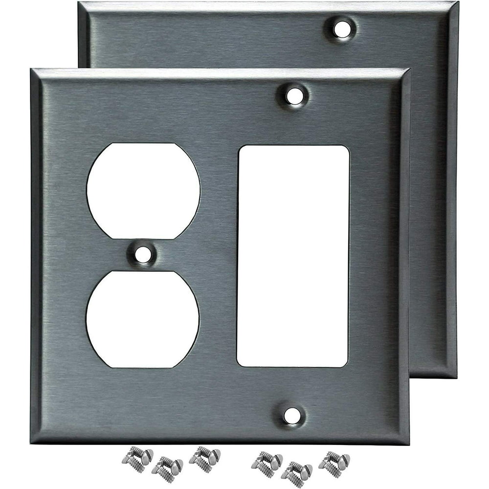 stainless steel outlet covers