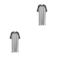 thumbnail image 1 of Sonducket Elegante para hombre para descansar y dormir Transpirable y neutral en género Idea de regalo de algodón para hombres Albornoz Hombres gris oscuro gris claro SG 2Conjunto, 1 of 6