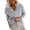 Grey, variant on Female Long Sleeve Hoodie Women's Casual Button Down Long Sleeve Hooded Pullover Sweatshirt with Drawstring and Front Pockets for Everyday Comfort L