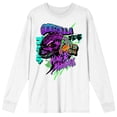 thumbnail image 6 of Godzilla Classic King Of The Monsters Crew Neck Long Sleeve White Adult Tee-XXL, 6 of 7