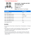 thumbnail image 2 of Brake Pad Set - Compatible with 2009 - 2010 Dodge Ram 2500, 2 of 2
