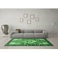 thumbnail image 3 of Ahgly Company Indoor Square Persian Emerald Green Traditional Area Rugs, 7' Square, 3 of 4