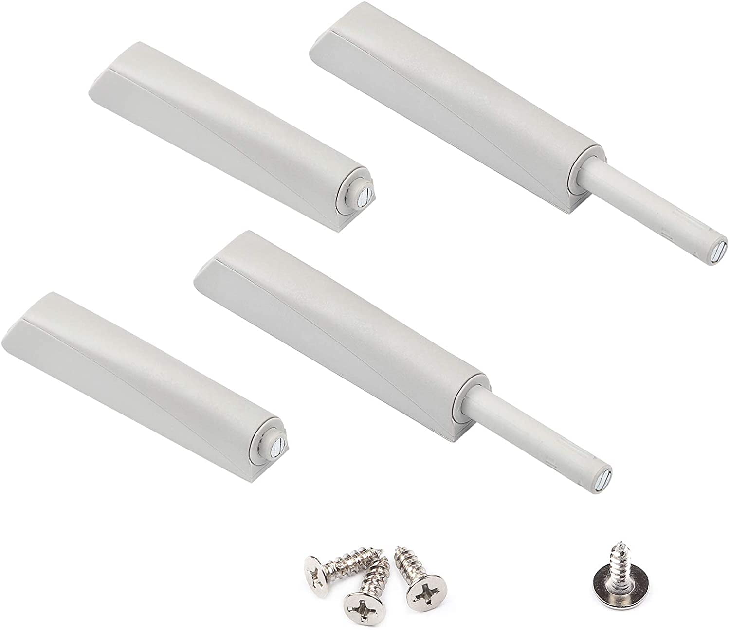 Push Open Latches for 4 Pack White Recessed