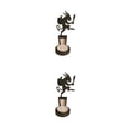 thumbnail image 4 of QualitChoice Porte-Bougies en Acier Inoxydable à Large Application pour Décoration Polyvalente d'Halloween Durabilité B 2Set, 4 of 6