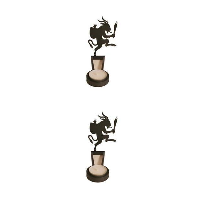 braveheart Rustproof Coating Candle Holders For Durability Halloween Decoration Exquisite Craft Candlestick B 2Set