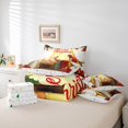 thumbnail image 6 of jejeloiu Happy New Year Bedding Comforter Set 7 Pieces,Christmas Religious-Themed Full Bedding Set,Marry Xmas Fitted Sheet Flat Sheet For Teens,Ultra Soft Home Decor Reversible, 6 of 8