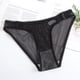 thumbnail image 3 of Gibobby Ropa interior sexy para mujer Tangas a rayas de cintura personalizados, Bikini , tangas personalizadas, ropa interior de mujer, bragas, Tanga de algodón(Negro,M), 3 of 5
