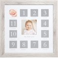 thumbnail image 1 of Kate & Milo Baby’s First Year Picture Frame, Woodland Nursery, Baby's First Year Photo Frame, Rustic, 1 of 7
