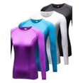 thumbnail image 4 of HOTWINTER Women's Thermal Long Sleeve Quick Dry Shirts Compression Baselayer Tops, 4 of 5