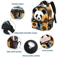 thumbnail image 3 of Panda Sunflower Traveling Backpack School Bags Cute College Backpack Baby Bag Lightweight Large Capacity Printed Design Adjustable Shoulder Strap Suitable, 3 of 6