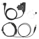 thumbnail image 2 of U94 PTT y Auriculares ANGGREK Con Control de Garganta Reducción de Ruido para GP3688 Motorola, 2 of 8