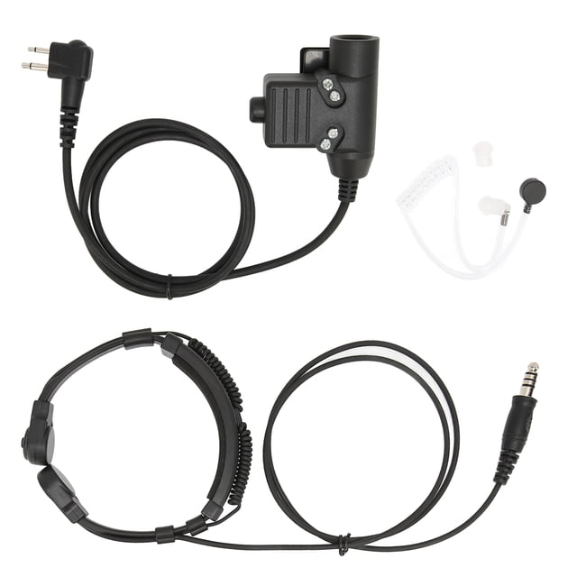 Auriculares PT Tand, U94 PTT y garganta PT Tand Auriculares con control de garganta Auriculares PT Tand portátiles Tecnología innovadora