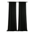 thumbnail image 2 of Taicans 2-pack Blackout Energy Efficient Grommet Single Curtain Panel,Floor to Ceiling Curtains，Thermal Insulated Room Darkening Drapes for Home Family Decorations 39"x51" Black, 2 of 8