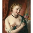 thumbnail image 3 of Johann Baptist Reiter 15x17 Black Modern Framed Museum Art Print Titled - A Girl with a Black Choker, 3 of 5