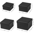 thumbnail image 3 of Small Gift Boxes with Lids for Presents Assorted Sizes Nested Black Bridesmaid Boxes Set of 4 for Birthday Proposal Bridal Showers Wedding Christmas Crafting Anniversary, 3 of 6