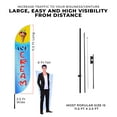 thumbnail image 3 of Ice Creame Feather Flag(11.5feetX2.5feet) by DreamController | Outdoor Business Advertising Tall Flag | Weather-Resistant Knitted Swooper Flag | Made in USA | HD Print (Flag Only), 3 of 6