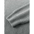 thumbnail image 4 of Men's Crewneck Pullover Sweater Casual Soft Knitted Textured Sweater, 4 of 7