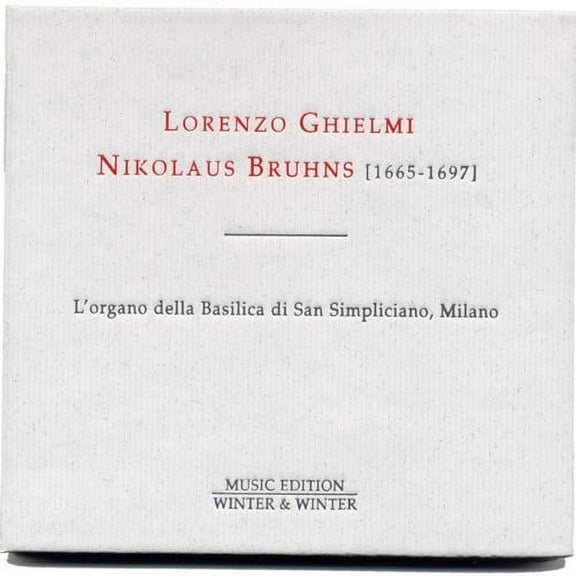 Lorenzo Ghielmi - Complete Organ Works - Music & Performance - CD