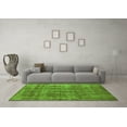 thumbnail image 3 of Ahgly Company Indoor Round Oriental Green Industrial Area Rugs, 8' Round, 3 of 4