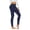 Dark Blue, variant on Halloween Leggings for Women Elastic High Waist Funny Print Slim Fit Tights Pants Workout Yoga Pants