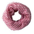thumbnail image 1 of Peach Couture Chevron Zig Zag Pattern Chic Lightweight Sheer Infinity Loop Scarf, 1 of 1