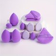 thumbnail image 4 of LNGOOR 12pcs Premium Soft Makeup Sponge Puff Set - Gentle Hydrophilic Polyurethane Blender for Flawless Liquid and Loose Powder Application - Unscented  Suitable for Normal Skin Types, 4 of 7