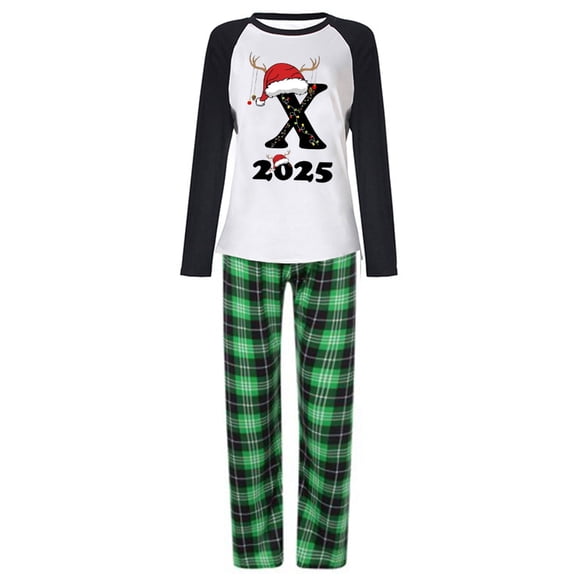 Yokua Family Christmas Pajamas Matching Sets Fashion Sets Couples Matching Holiday Sleepwear