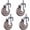 Universal, variant on Gamvdout Plate Casters 4X Office Chair Moving Caster Wheels Trolley Furniture Replacement Castors Wheels Heavy Duty Castor Wheels 360° Swivel Rubber Caster Wheels Standard Stem Caster