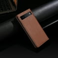 thumbnail image 6 of Allytech Flip Case for Google Pixel 6 Pro, Premium PU Leather Business Vintage Wallet Case with Cards Holder Stand Shockproof Slim Case for Google Pixel 6 Pro - Brown, 6 of 6