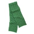 thumbnail image 4 of SAOL Irish Cable Knitted Scarf 100% Merino Wool Aran Knitwear for Men 72" x 9" | Green, 4 of 4