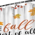 thumbnail image 3 of Happy Thanksgiving Fall Gnomes Maple Leaf Shower Curtains,Washable Bath Curtain with Hooks Basic Polyester Fabric Bathroom Curtains for Thanksgiving Day Fall Party Home Decor, 3 of 5