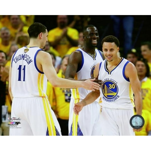 Klay Thompson Draymond Green & Stephen Curry Game 5 of the 2015 NBA ...