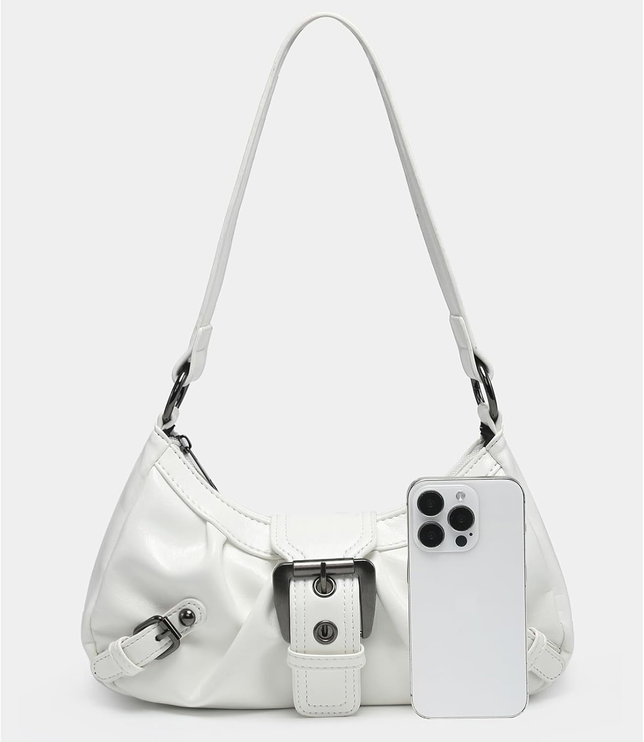 Shoulder Bag for Women Top Handle Handbag Purse Y2K Hobo Clutch Small Punk Purse Trendy