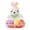 Colors, variant on Realistic Easter Bunny Plush Stuffed Animal Toy Lifelike 8-Inch Soft Doll for s Gift Basket Stuffer Spring Home Decor(White)