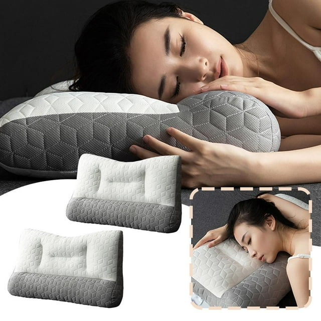 PFDDRW Proease Ergonomic Deep Sleep PillowProease Pillow For Sleep ApneaProease PillowProease Cervical Orthopedic Deep Nec Sleep
