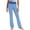 Blue-2025, variant on MKOSPLRT Flared Pants for Girl High Waist Yoga Bootcut Pants Butt Lifting Workout Bell Bottom Pants Solid Color Lounge Leggings for 2-13Y