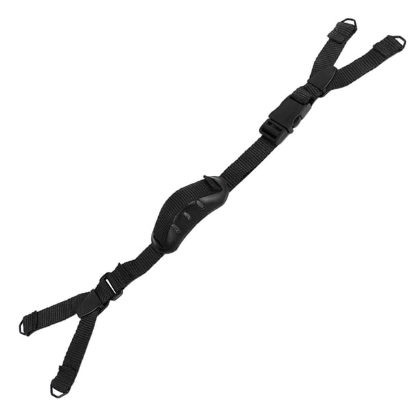 Barboquejo Universal Sharpla para Casco con Hebilla Elásticos Desmontables ajustable Y Gancho negro