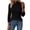 Black, variant on Women's Turtleneck Sweater Ribbed Knit Long Sleeve Pullover Top Slim Fit Stretchy Solid Color Sweaters for Fall Winter Office,Coffee (L)