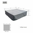 thumbnail image 4 of Abrihome Durable Waterproof Outdoor Furniture Cover-Patio Set Cover 106"x106"x28",Gray, 4 of 10