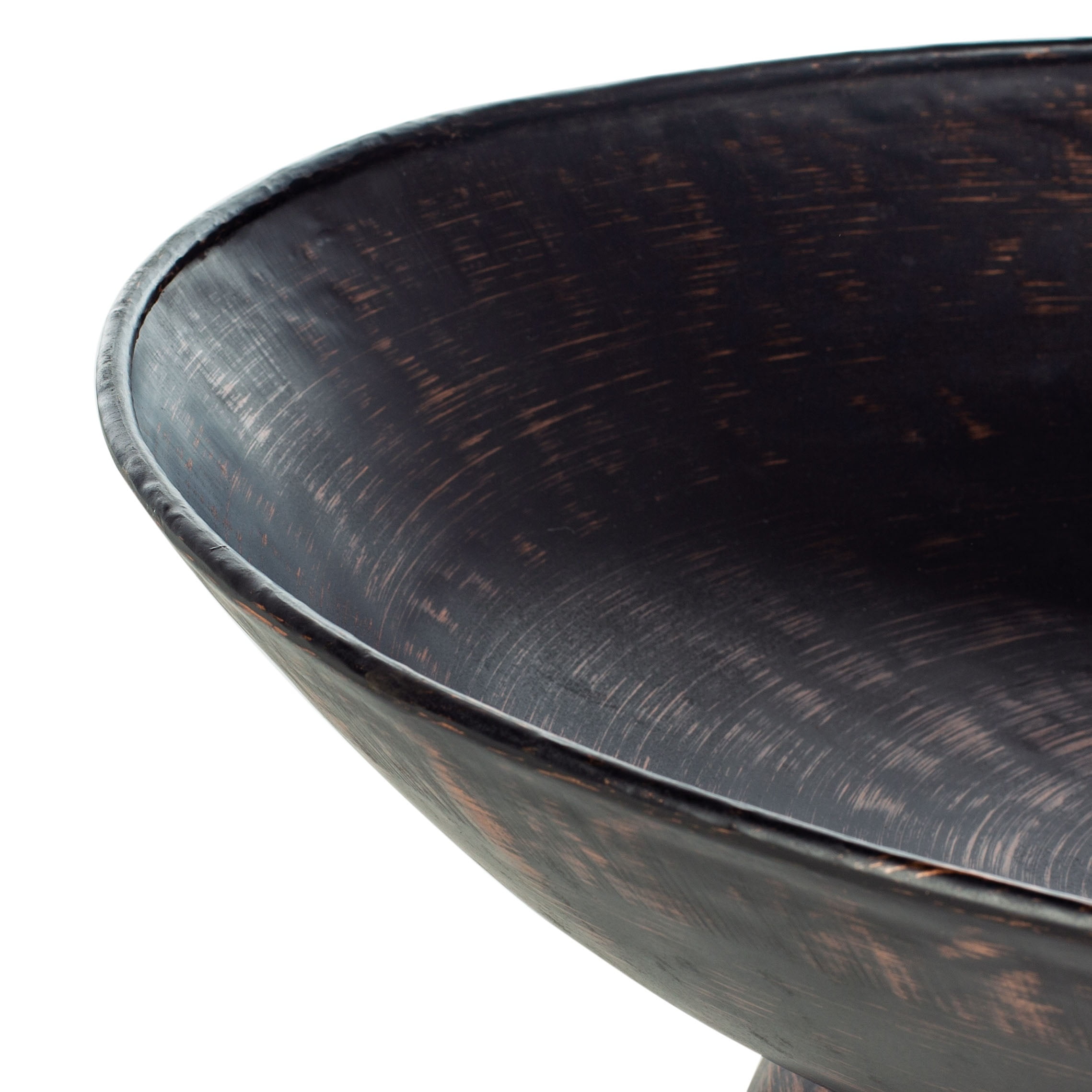 Safavieh Grenada 30" Diameter Outdoor Fire Pit, Black