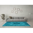 thumbnail image 3 of Ahgly Company Indoor Rectangle Oriental Light Blue Industrial Area Rugs, 7' x 9', 3 of 4