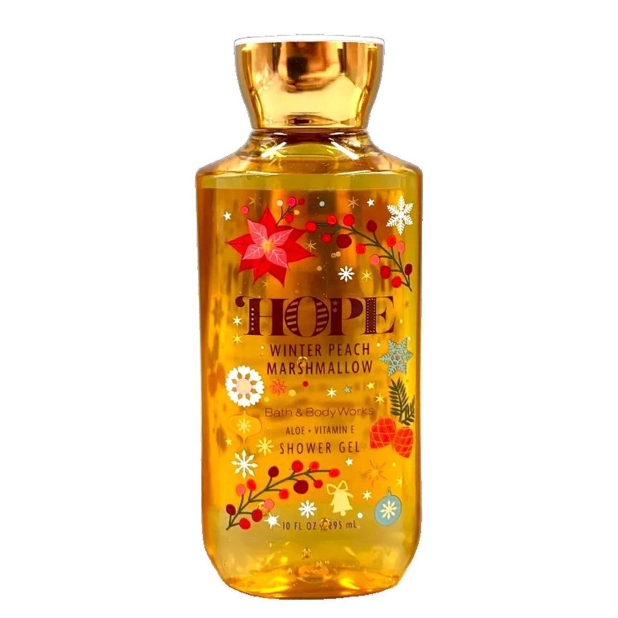 Bath & Body Works Winter Peach Marshmallow Foaming Shower Gel with Aloe, 8 fl oz