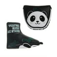 thumbnail image 2 of Golf Blade Putter Cover Golf Putter Headcover PU Fabric + Plush For Golf Large Semicircular L-shaped Rod Head Cover 1 / 2 Pcs, 2 of 9