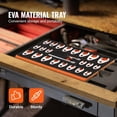 thumbnail image 7 of 3/8" Drive 24-Piece Crowfoot Wrench Set with 2 Extensions | SAE 3/8"-1" & Metric 10-22mm | CR-MO Steel Construction | Includes EVA Tool Organizer, 7 of 7