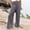 Gray, variant on Rhuody Pants For Women High Waist Wide Leg Palazzo Elastic Waist Loose Comfy Pajama Pants With Pockets Leisure Wear 3Xl Hot Pink