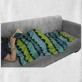 thumbnail image 6 of Abstract Soft Flannel Fleece Throw Blanket, Waves Composed of Repeating Parallel Lines Contemporary Style Artwork, Cozy Plush for Indoor and Outdoor Use, 50" x 60", Multicolor, by Ambesonne, 6 of 6