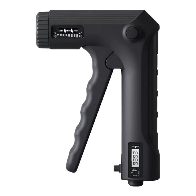 Decodeary Adjustable Grip Strengthener With 5-60 Kg Resistance Different People Compact And Portable Grip Is black 2