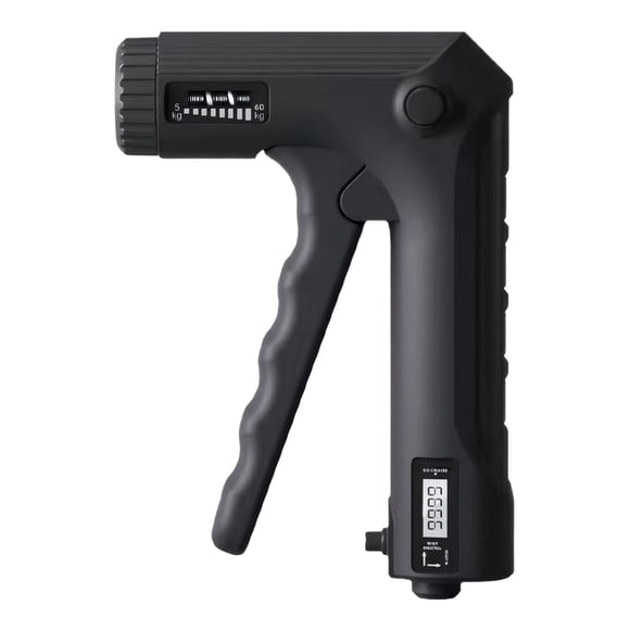 Ejercitador de antebrazo y fortalecedor de dedos Naiovety Resistencia 10 a 130 libras 2 en 1 Negro