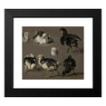 thumbnail image 2 of Melchior d'Hondecoeter 17x15 Black Modern Framed Museum Art Print Titled - Seven Chicks (C. 1665 - C. 1668), 2 of 5